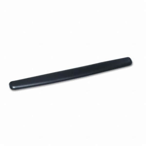 Abacus Gel Thin Wrist Rest  Extended Length  Black Leatherette AB619985